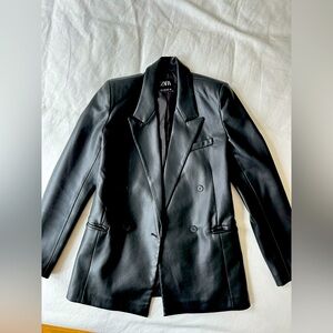 Leather Blazer